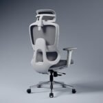Green Soul Orion | Ergonomic Office Chair for Work with Dual Panel Backrest | Seat Slider | 3D Armrest | 3 Year Warranty | Grey