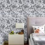 Wallmonks Self Adhesive Wallpaper – 45cm x 300cm – Covers 14.5 sq.ft| Black Natural Wallpaper for Walls for Bedroom, Decor, Wall Stickers for Home, Wallpaper for Wall, Sticker for Furniture Makeover
