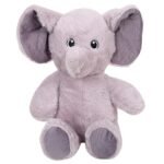 STRIDERS 14 Inch Super Soft Grey Elephant Sitting Plush Toy Soft, Huggable, and Ideal for Kids – Handcrafted for Birthdays