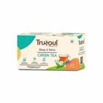 TruSoul By Baidyanath Natural Herbal Sleep and Relax Green Tea, Infused with Lavender and Chamomile, Promotes Sleep and Calms Mind with Benefits of a Relaxing Herbal Kadha (25 bags)