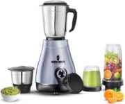Growsmart With Copper Powertron Motor Vent-x Technology 750 W Juicer Mixer Grinder(Vital Nutri Blend | 4 Jars | Grey Black)
