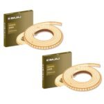 Bajaj Celesta LED Rope Light 120L 5M CDL | 3.5 Kv Surge Protection | Energy Efficient | Waterproof | Rust Resistant | Water Resistant | 5 Mtr | Warm White (Pack of 2)