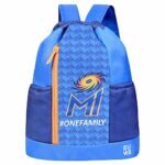 EUME Mumbai Indians 19 Ltrs Drawstring Backpack with 1 Compartment Men & Women Fit Up to 13.3 inch Laptop Royal Blue Color