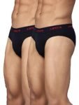 Levi’s Men’s Cotton Style #009 Neo Regular Fit Solid Brief (Pack of 2) (#009-BRIEF-NAVY/NAVY-P2_Navy_L)