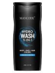 Mancode Hydro Body Wash For Men 450ml, 3 In 1 Active Body Wash For Body, Shower Gel For Men, Bodywash Men, Body Wash For Men, Face And Hair With Refreshing Menthol And Natural Oils Extract