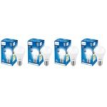 Philips Ace Saver Base E27 9-Watt LED Bulb (Pack of 4, White)