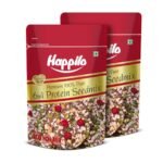 Happilo Premium 6 in 1 Super Seeds & Nuts Mix 250g (Pack of 2), Roasted Pumpkin Seeds, Flax Seeds, Watermelon Seeds, Chia Seeds, Soy Nut, Diet Snacks, Super Healthy Food, 27% Protein