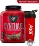 BSN Syntha-6 with free shaker Whey Protein(2.27 kg, Chocolate Milkshake)