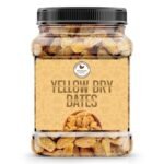 Yellow Dry Dates | Dry Chuara | Pili Kharak | Sukha Khajur | Pili Chuara | Kharek | Healthy & Natural Yellow Dates | Dry Fruits | Jar Pack (1000GM)