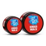 Set Wet Hair Wax For Men – Glaze Wax, 60g + 25g | Healthy Shine, Strong Hold, Restylable Anytime, Easy Wash off | No Paraben, No Sulphate, No Alcohol