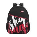 Skybags Qube 02 28 Litre Casual School Standard 3 Compartment Backpack Black