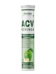 Grandeur Plant Based ACV Moringa, 15 Apple Cider Vinegar Tablets For Weight Management 750mg, With Cinnamon | Controls Cravings | No Added Sugar | Natural Energy Booster | Healthy Gut | Green Apple
