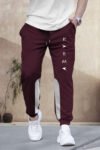 TRIPR Solid Men Maroon, Grey Track Pants