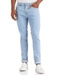 Amazon Brand – Symbol Men’s Skinny Mid Rise Jeans (SY-SB-CL-SK-213_Ice Blue-3_32)