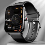 boAt Wave Fury with 1.83” HD Display, Bluetooth Calling & Functional Crown Smartwatch(Active Black Strap, Free Size)
