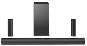 PHILIPS TAB4518/94 240 W Bluetooth Soundbar 240 W Bluetooth Soundbar(Black, 5.1 Channel)