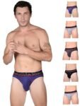VIP Men’s Cotton Solid (Pack of 6) (Brief_Assorted