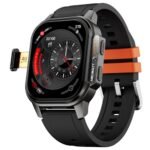 Fire-Boltt Snapp Smart Watch, Selfie Camera, 4G Nano-SIM Slot, 54.1mm AMOLED Display, Play Store- Unlimited apps, 1000mAh Battery, 2GB/4GB RAM + 16GB/64GB ROM (Archaic Black)