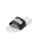 Puma unisex-adult Slide Max White-Black Slide Sandal – 10 UK (39453704)
