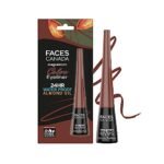 FACESCANADA Magneteyes Color Eyeliner Gel – Powerful Brown,4 Ml|Glossy Finish|24Hr Long-Lasting|Waterproof|Smudgeproof|Precise Application|Intense Color Payoff|Almond Extract & Vitamin E
