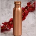 OGGN Pure Copper Water Bottle,Durable & Rust Proof Tamba Bottle for Drinking, Anti-Oxidant Material, Lacquer Coated, Perfect Stylish Office Carrying Bottles – 950 Ml