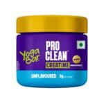 Yoga Bar Pro Clean Creatine Monohydrate | Micronised | Unflavoured | 3g Per Scoop | 100g | Easy Mix Formula for Fitness and Strength Support