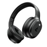 boAt Rockerz 421 (2025 Launch), 40Hrs Battery, Low Latency(40ms), 40mm Drivers, ENx Technology, Integrated Controls, v5.4 Bluetooth Headphones, Wireless Headphone with Mic (Black Sabre)
