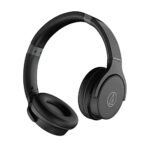 Audio-Technica ATH-S220BT Bluetooth Wireless Headphones with Mic | 60H Battery, Over-Ear Headset for Mobile & PC | Fast Charging Bluetooth Earphones with Wired Option