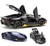 Storio Cars 1:32 Diecast Metal Pullback Toy car for Kids Best Gifts Toys for Kids Boys – Black
