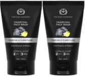 THE MAN COMPANY Activated Charcoal Acne Oil Control – 100ml*2 Face Wash(100 ml)