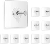 RADIANT Wall Hooks for Hanging, Self Adhesive Heavy Duty Wall Hooks, Wall Hangings, Kitchen Accessories (Frame Hook, Pack of 5)