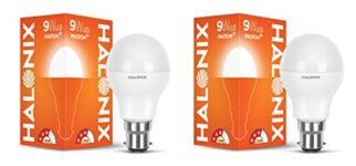Halonix 9-Watt LED Bulb Astron Plus Base B22 (Yellow) Pack of 2