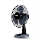 USHA Striker Plus Table Fan | 400MM Sweep Size | 2100 RPM | Jerk-Free & Uniform Oscillation | Aerodynamic Blade Design for High Air Delivery | Anti-Rust Protection | 100% Copper Motor |(Black)