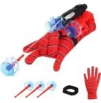 Camin Spider Web Shooters Toy for Kids Fans, Hero Launcher Wrist Toy Set,Cosplay Launcher Bracers Accessories,Sticky Wall Soft Bomb Funny Children’s Educational Toys, Multicolor