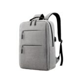 GadgetBite Graphite 20 Liter Laptop Bag With 15.6 Inch Laptop Compartment USB Charging Port and Organiser Pocket Bags for Men Women Boys Office College and Travel with Bottle Pocket – Grey