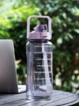 M Y Motivational Water Bottle 1 2000 ml Bottle(Pack of 1, Multicolor, PET)