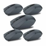 Prodot USB Plug & Play Ergonomic Wired Mouse I High Resolution 1000 DPI Optical Sensor I 5M Key Press Life & Clickable Scroll Wheel I 1 Year Warranty I Works with Windows, iOS, Linux (5 PC)