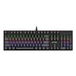 Ant Esports MK3200 V2 Wired Mechanical RGB Backlit Gaming Keyboard with 104 Anti ghosting Keys & Outemu Red Switches-Black