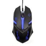 F5 SmartTech RGB Wired Gaming Mouse with 3 Buttons & High-Resolution Sensor with Max 3600 DPI | Ergonomic Design, Lightweight & Durable Gaming Mouse for Windows 7/8/10/11/XP Vista Linux – Black