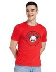 Amazon Brand – Symbol Men’s Graphic Disney Regular Fit T-Shirt (SYM-A23-TSH-08-D_Scarlet Red_2XL)