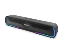 MOZU Bassmore S1 |RGB|TWS Function|1.5M Aux Cable| 16 W Bluetooth Soundbar (Black, 5.2BT)