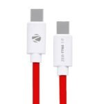 ZEBRONICS Tt65 Type C – Type C Cable, 65 Watts Pd, Rapid Charging, Charge & Sync, 1 Meter, Compatible With iPhone 15 | Samsung | Oneplus | Xiaomi | Realme | Oppo,Multicolor