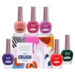 PureSense Nail Polish Crush Pops Kit | Quicky Dry | Glossy | Matte | (Pack of 6) – 60 ml