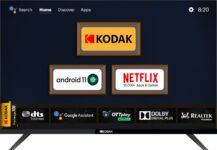 KODAK 108 cm (43 inch) Full HD LED Smart Android TV with Android 11 and Dolby Digital Plus(439X5081)