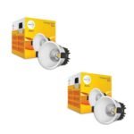 Wipro 7 Watt Alpha Trimless COB | Neutral White (4000K) | Aluminium PDC Heat Sink | Sharp Beam Angle with Reflector for Home, Office and Store Cabinet Display | Pack of 2