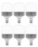 wipro Garnet 50W LED Bulb for Home & Office |Cool Day White (6500K) | B22 Base|220 Degree Light Coverage |4Kv Surge Protection |400V High Voltage Protection |Energy Efficient | Pack of 6