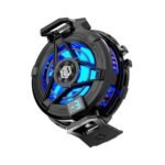 Nu Republic Dread Chill Mobile Gaming Cooler |Mobile Cooler | Gaming Fan | for Instant Cooling Advanced Refrigeration Chip & LED Temperature Display Compatible for Android and iPhones – (Black)