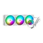 Ant Esports ICE-360 360mm Addressable RGB 2600 RPM AIO I CPU Liquid Cooler – White I Support Intel – LGA115X/1200/1700/1366/2011/2066 & AMD – FM1/FM2/AM2//AM2+/AM3/AM3+/AM4/AM5