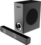 Thomson AlphaBeat80 Soundbar, 80W, Virtual 3D Sound, EQ modes, with BT v5.1, 80 W 80 W Bluetooth Soundbar(Black, 2.1 Channel)