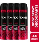 AXE Intense Body Spray – For Men(860 ml, Pack of 4)